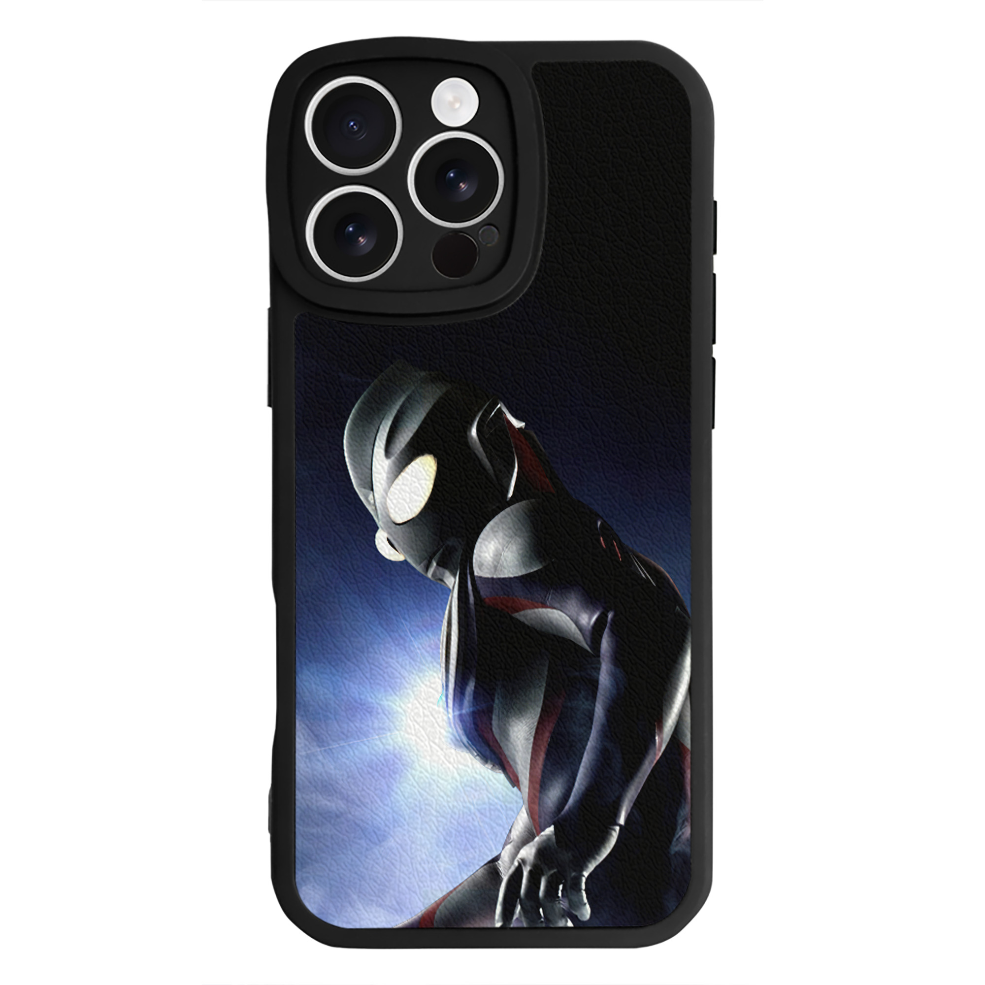 （画像用） ウルトラマン Ultraman 【iPhone 16シリーズ対応】シリコンスマホケース（レザー調） 材質：シリコン